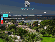 Tablet Screenshot of nice-ouest-immobilier.com